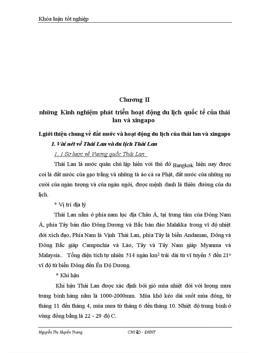 image for page Kinh nghiệm phát triển du lịch quốc tế của Thái Lan và Xingapo Giải pháp cho phát triển du lịch quốc tế tại Việt Nam 1
