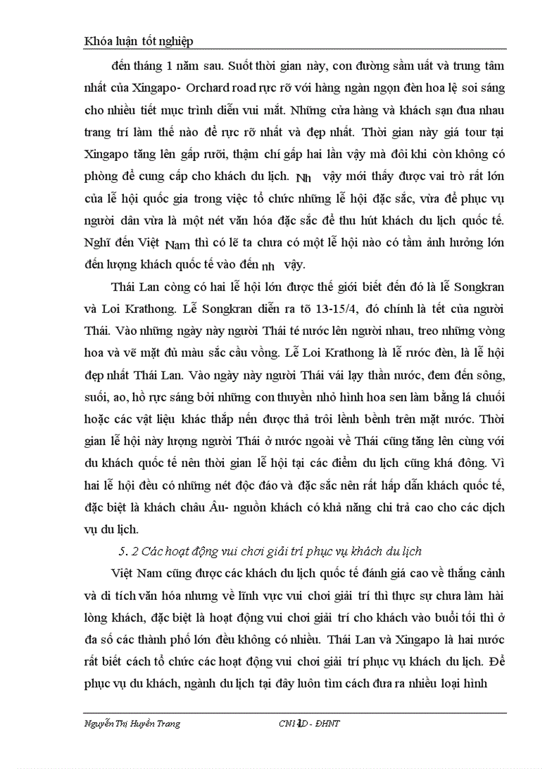 image for page Kinh nghiệm phát triển du lịch quốc tế của Thái Lan và Xingapo Giải pháp cho phát triển du lịch quốc tế tại Việt Nam 1