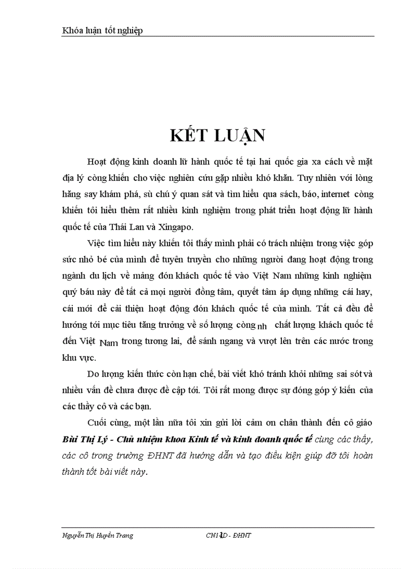 image for page Kinh nghiệm phát triển du lịch quốc tế của Thái Lan và Xingapo Giải pháp cho phát triển du lịch quốc tế tại Việt Nam 1