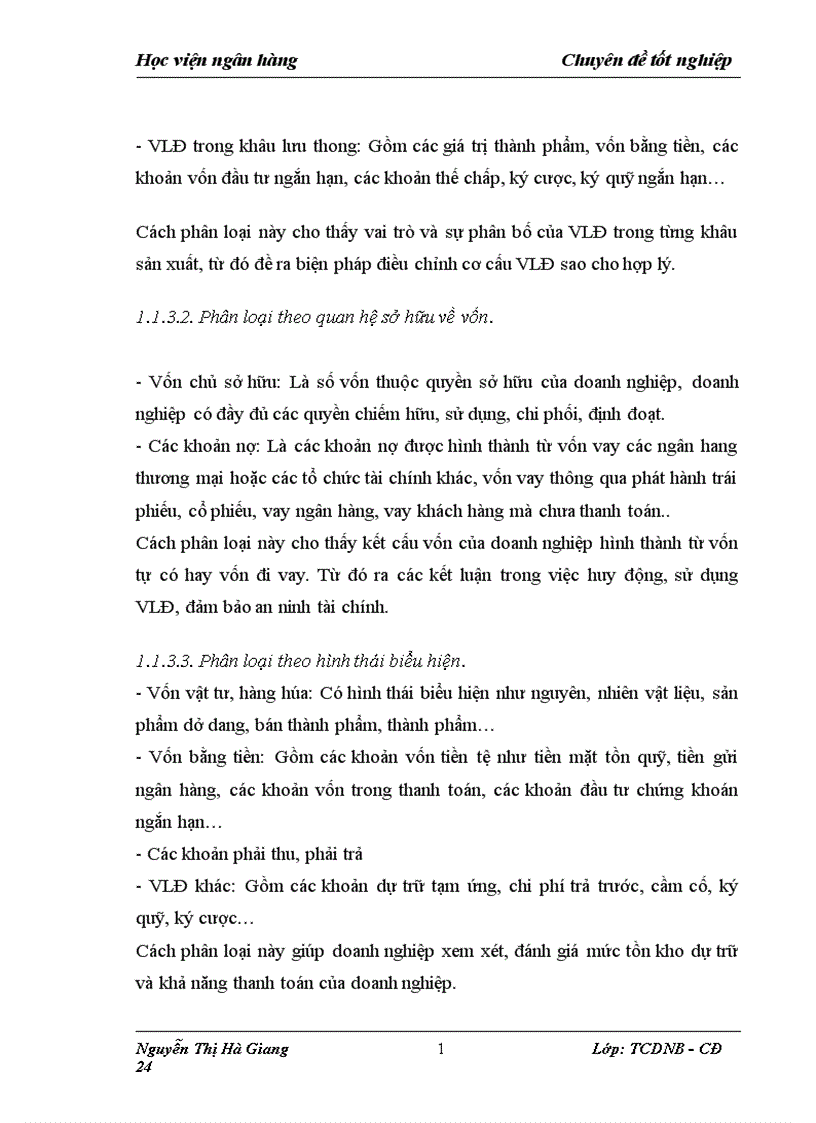 image for page Vốn lưu động và một số biện pháp nhằm nâng cao hiệu quả sử dụng vốn lưu động tại công ty cổ phần lương thực Đông Bắc 1