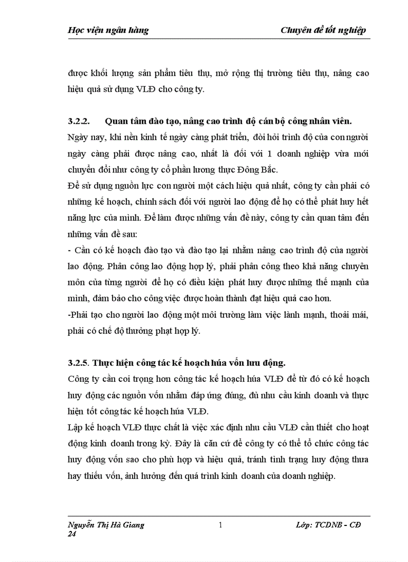 image for page Vốn lưu động và một số biện pháp nhằm nâng cao hiệu quả sử dụng vốn lưu động tại công ty cổ phần lương thực Đông Bắc 1