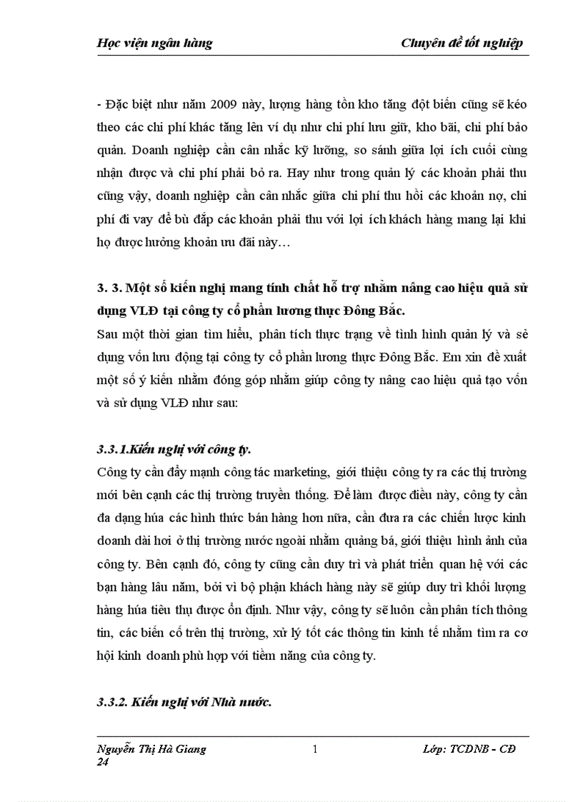 image for page Vốn lưu động và một số biện pháp nhằm nâng cao hiệu quả sử dụng vốn lưu động tại công ty cổ phần lương thực Đông Bắc 1