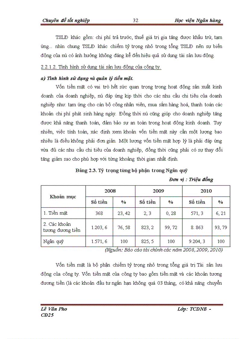 image for page Giải pháp nâng cao hiệu quả sử dụng tài sản lưu động tại Chi Nhánh Công Ty TNHH MTV Dược Phẩm TW2 Hà Nội