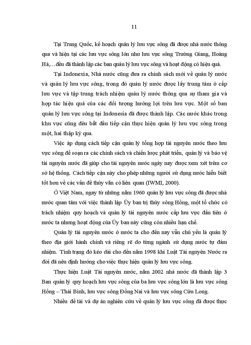 image for page Đánh giá quản lý tài nguyên nước mặt trong hệ thống quản lý tổng hợp lưu vực sông 1