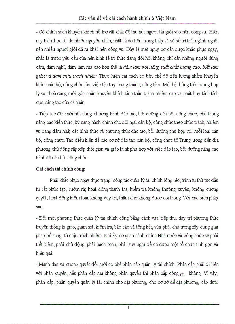 image for page Các vấn đề về cải cách hành chính ở Việt Nam 1