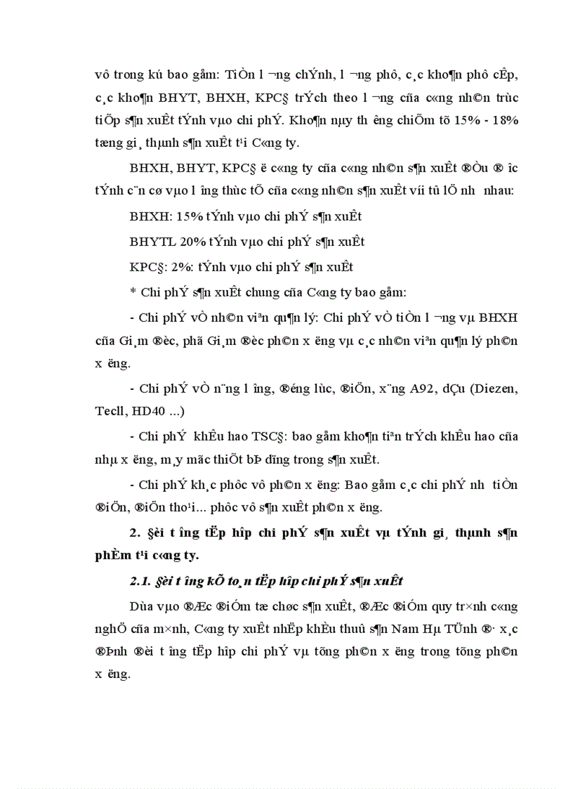 image for page Tổ chức công tác kế toán tổng hợp chi phí sản xuất và tính giá thành sản phẩm ở công ty xuất nhập khẩu thuỷ sản nam Hà Tĩnh 1