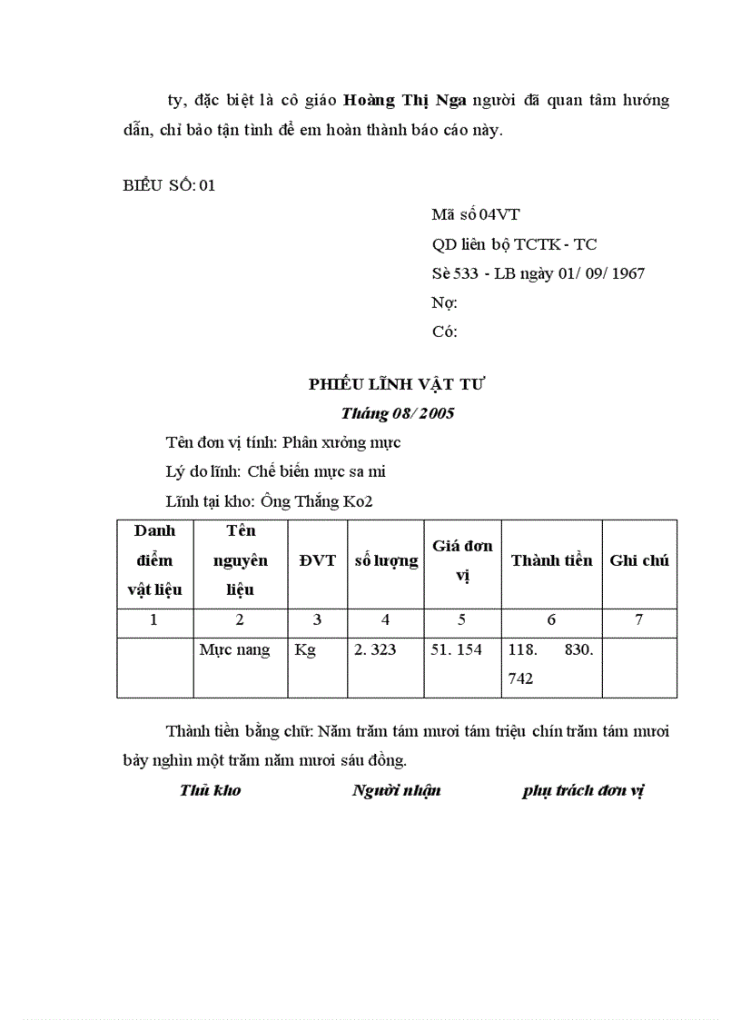image for page Tổ chức công tác kế toán tổng hợp chi phí sản xuất và tính giá thành sản phẩm ở công ty xuất nhập khẩu thuỷ sản nam Hà Tĩnh 1