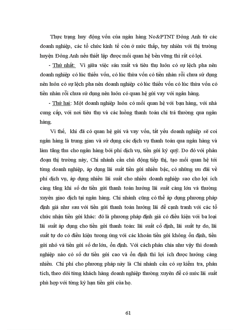image for page Giải pháp nâng cao hiệu quả huy động vốn tại ngân hàng nông nghiệp và phát triển nông thôn Đông Anh 1