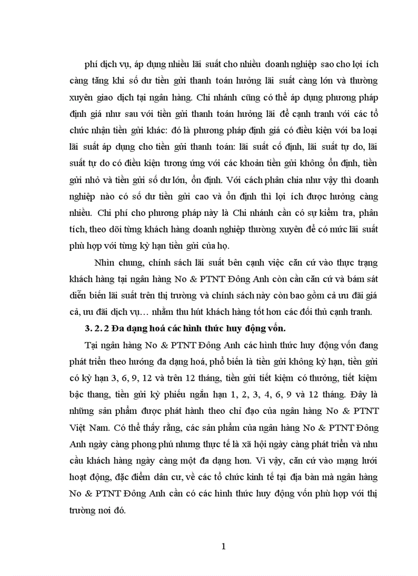 image for page Giải pháp nâng cao hiệu quả huy động vốn tại ngân hàng nông nghiệp và phát triển nông thôn Đông Anh 1