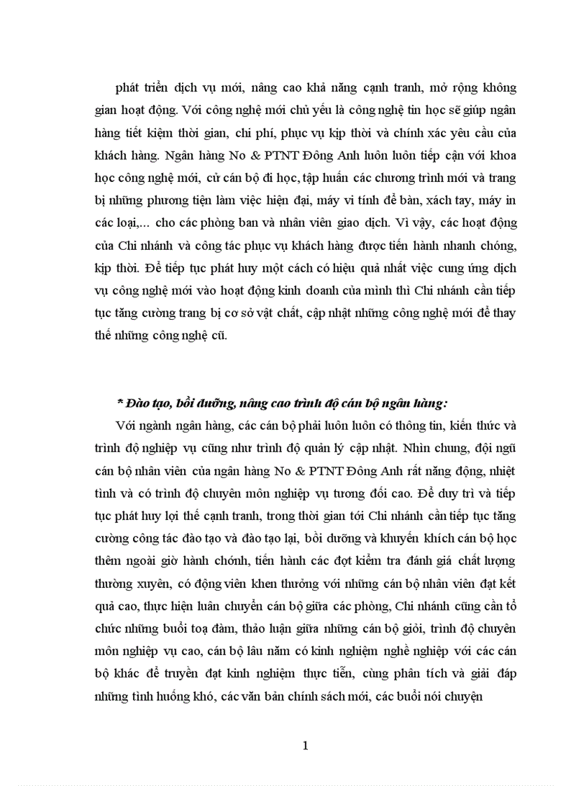 image for page Giải pháp nâng cao hiệu quả huy động vốn tại ngân hàng nông nghiệp và phát triển nông thôn Đông Anh 1