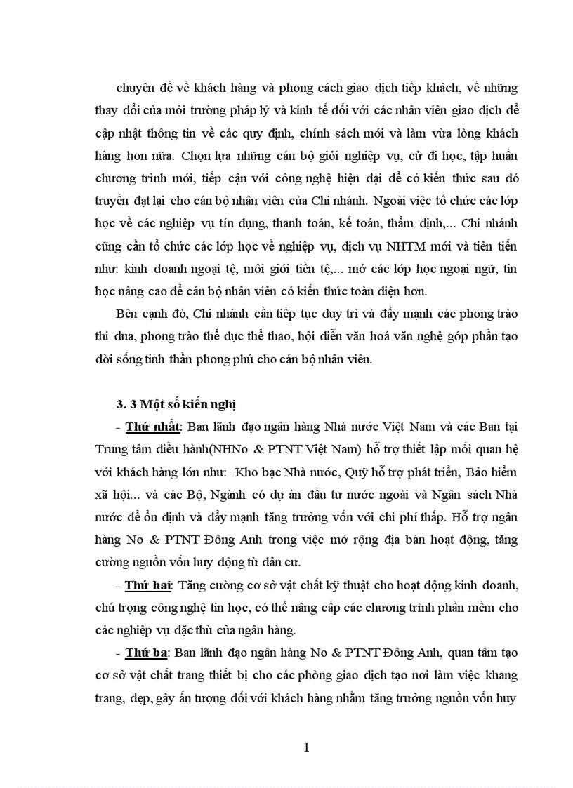 image for page Giải pháp nâng cao hiệu quả huy động vốn tại ngân hàng nông nghiệp và phát triển nông thôn Đông Anh 1