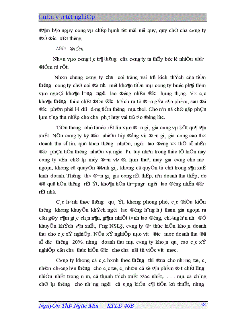 image for page Phân tích thực trạng công tác trả lương trả thưởng ở công ty may Chiến Thắng trong thời gian qua