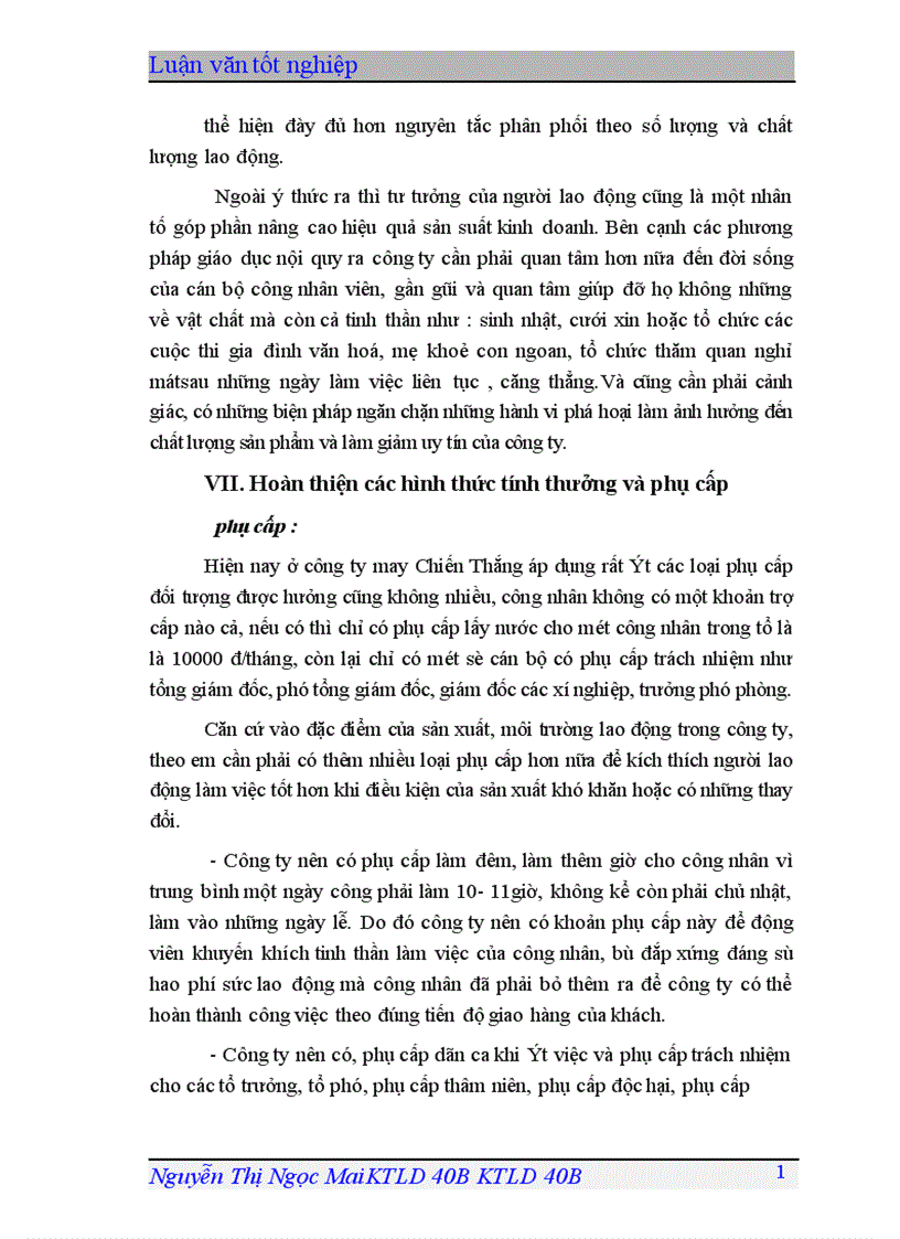 image for page Phân tích thực trạng công tác trả lương trả thưởng ở công ty may Chiến Thắng trong thời gian qua