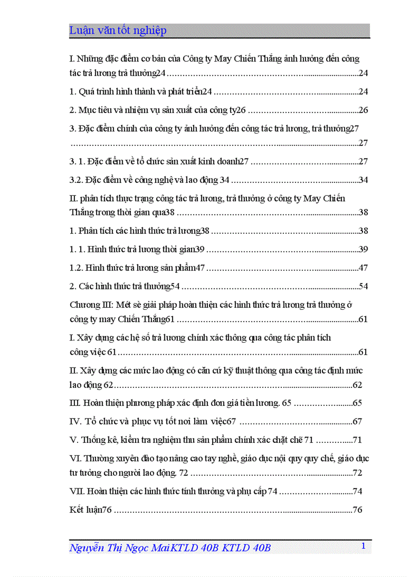 image for page Phân tích thực trạng công tác trả lương trả thưởng ở công ty may Chiến Thắng trong thời gian qua