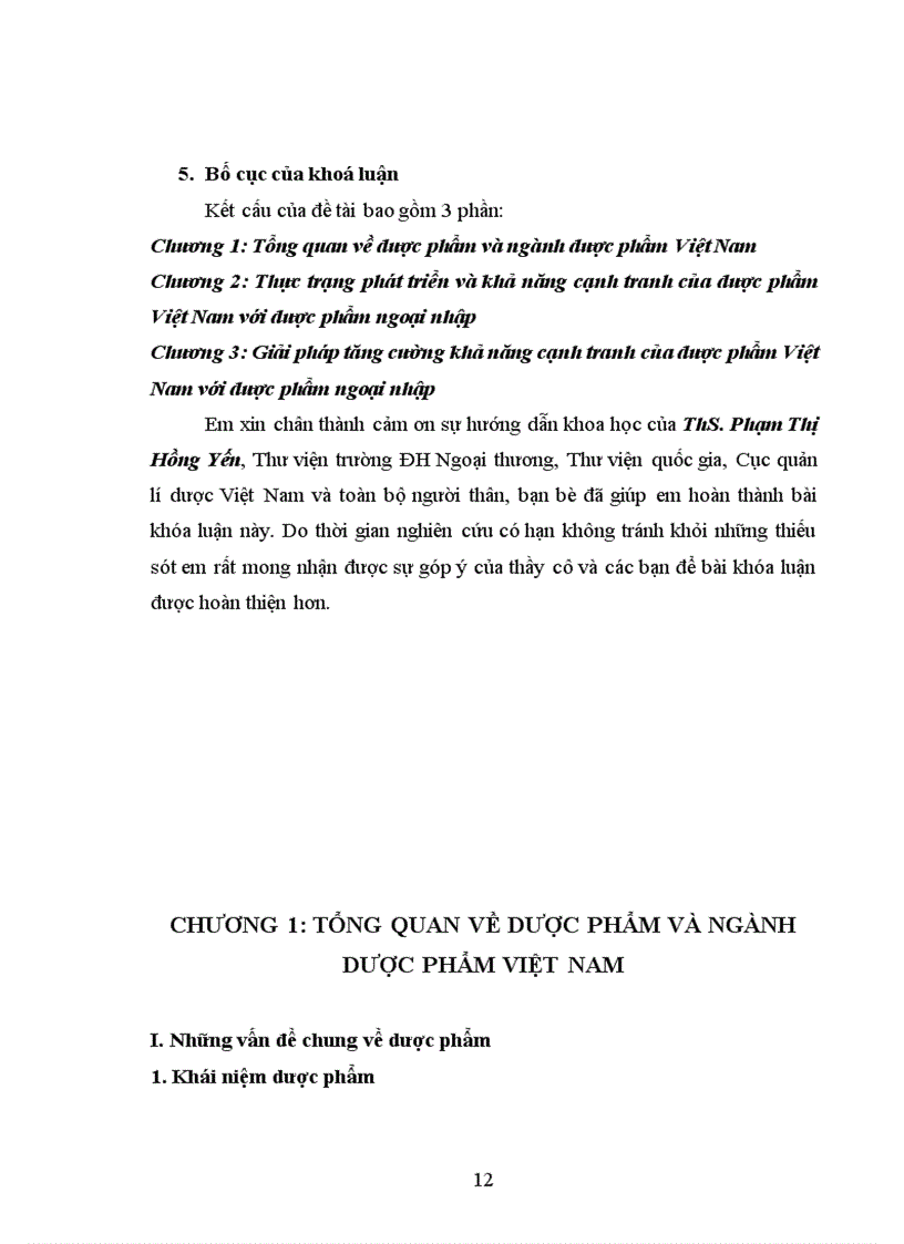 image for page Dược phẩm Việt Nam Thực trạng phát triển và giải pháp tăng cường khả năng cạnh tranh với dược phẩm ngoại nhập