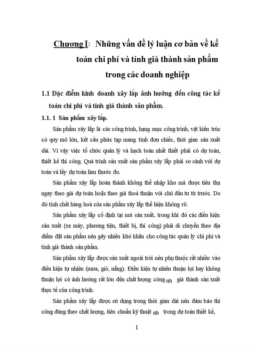 image for page Tập hợp chi phí và tính giá thành sản phẩm tại công ty cổ phần Costrexim số 1 1