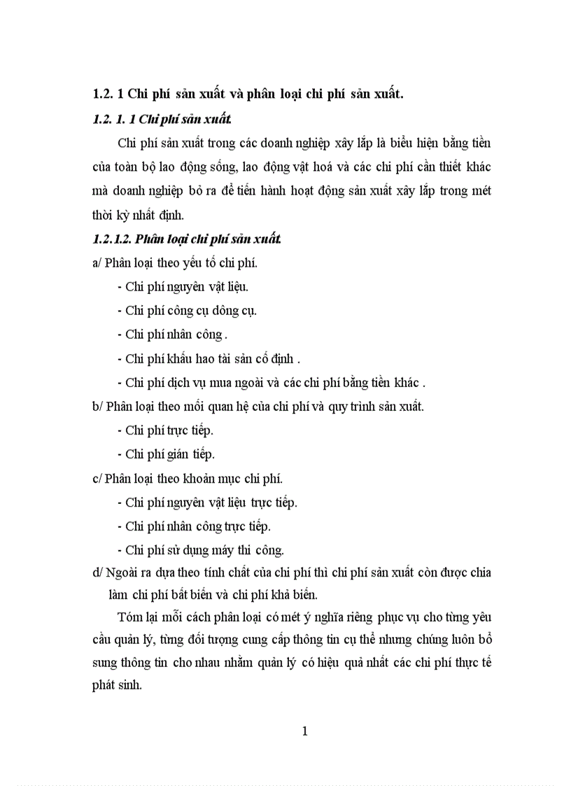 image for page Tập hợp chi phí và tính giá thành sản phẩm tại công ty cổ phần Costrexim số 1 1