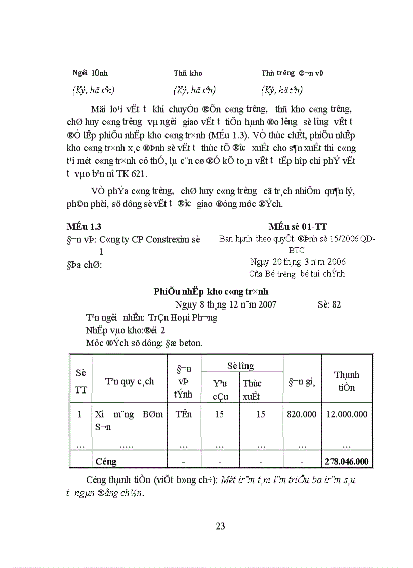 image for page Tập hợp chi phí và tính giá thành sản phẩm tại công ty cổ phần Costrexim số 1 1
