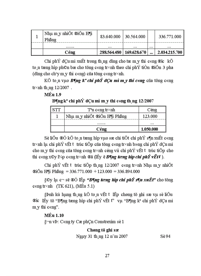 image for page Tập hợp chi phí và tính giá thành sản phẩm tại công ty cổ phần Costrexim số 1 1