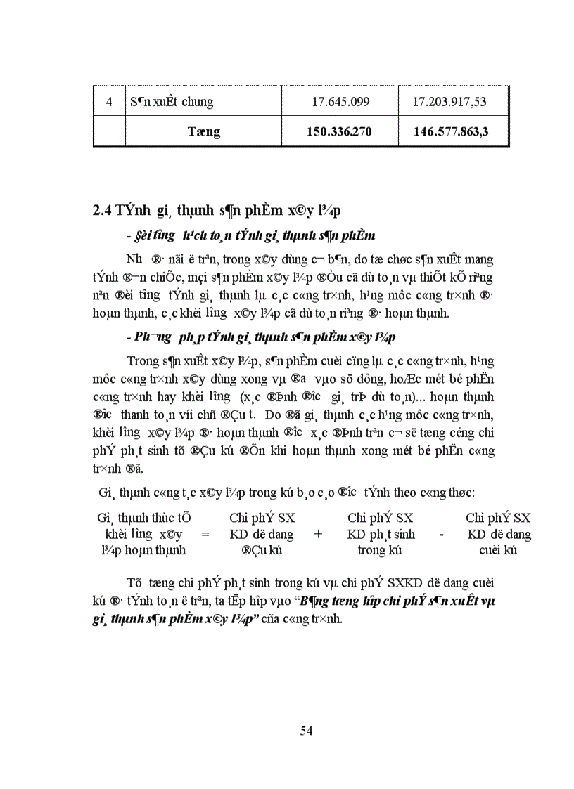 image for page Tập hợp chi phí và tính giá thành sản phẩm tại công ty cổ phần Costrexim số 1 1