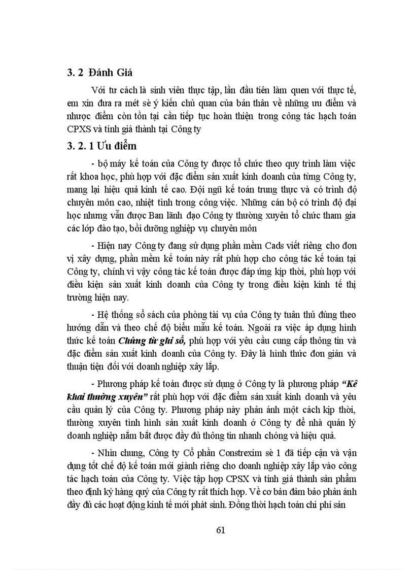 image for page Tập hợp chi phí và tính giá thành sản phẩm tại công ty cổ phần Costrexim số 1 1