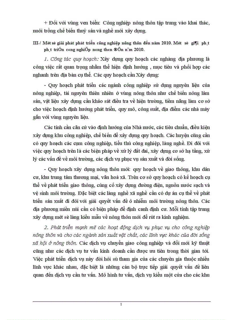 image for page Một số biện pháp phát triển công nghiệp nông thôn từ nay đến năm 2010 1