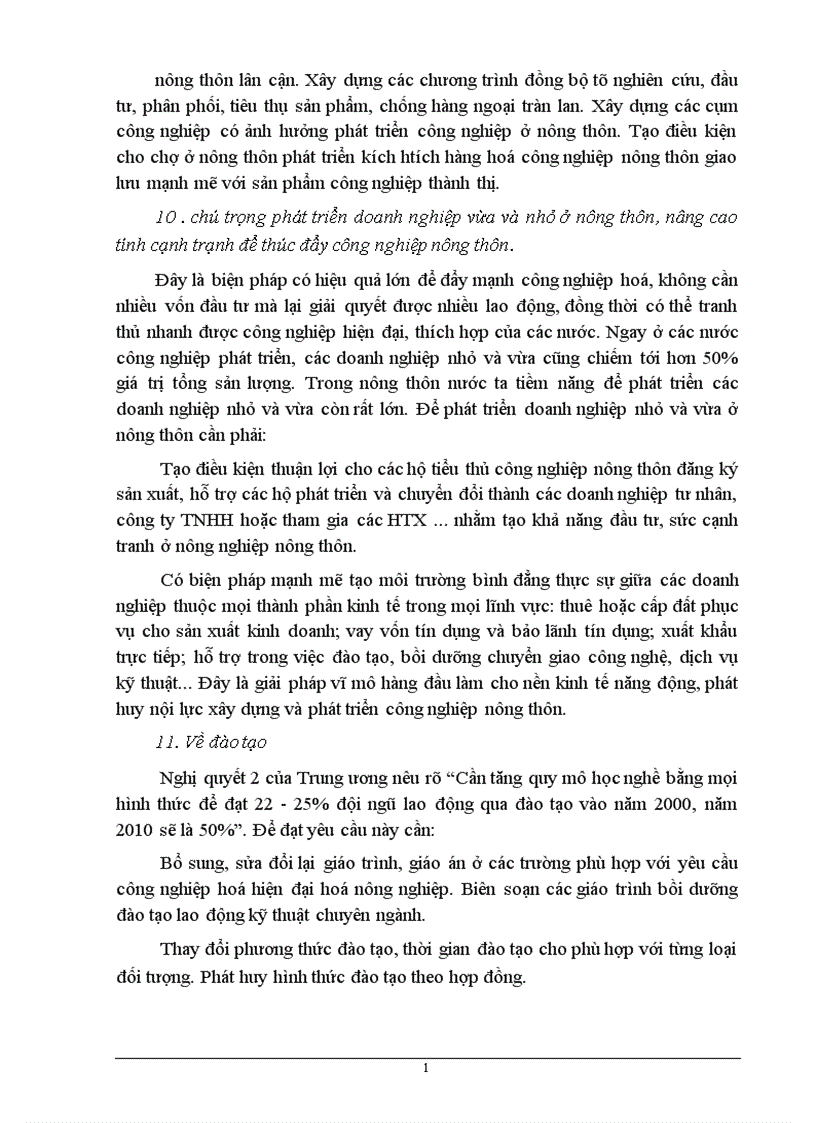 image for page Một số biện pháp phát triển công nghiệp nông thôn từ nay đến năm 2010 1