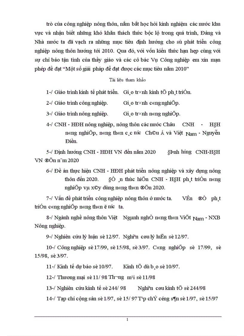 image for page Một số biện pháp phát triển công nghiệp nông thôn từ nay đến năm 2010 1