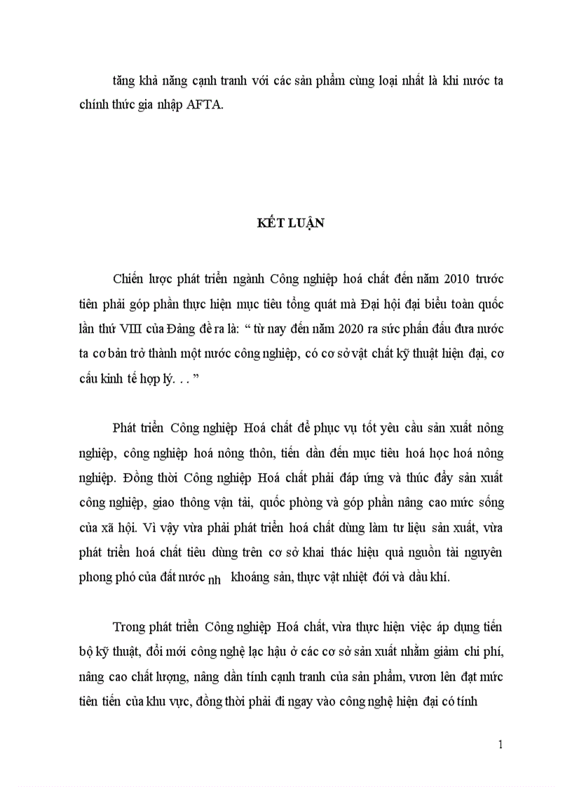 image for page Các Giải pháp và lộ trình hội nhập của ngành hoá chất việt nam