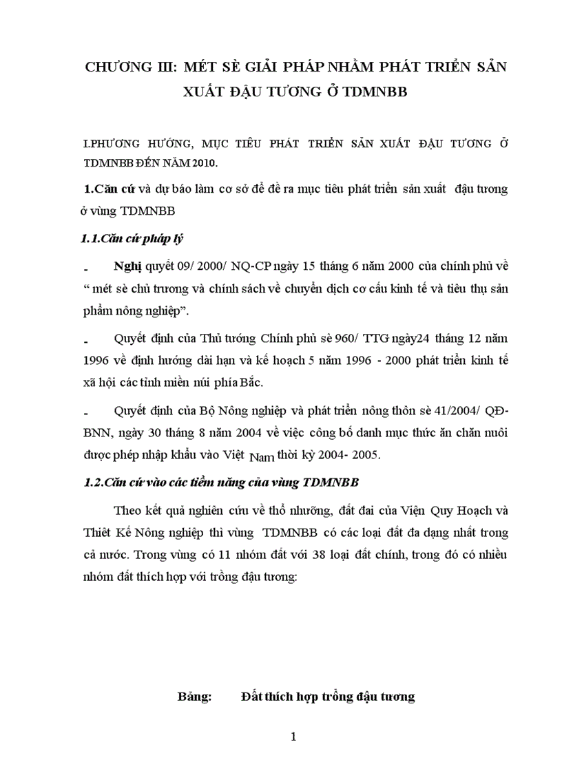 image for page Thực trạng và một số giải pháp nhằm phát triển sản xuất cây đậu tương ở Trung du miền núi Bắc Bộ 1