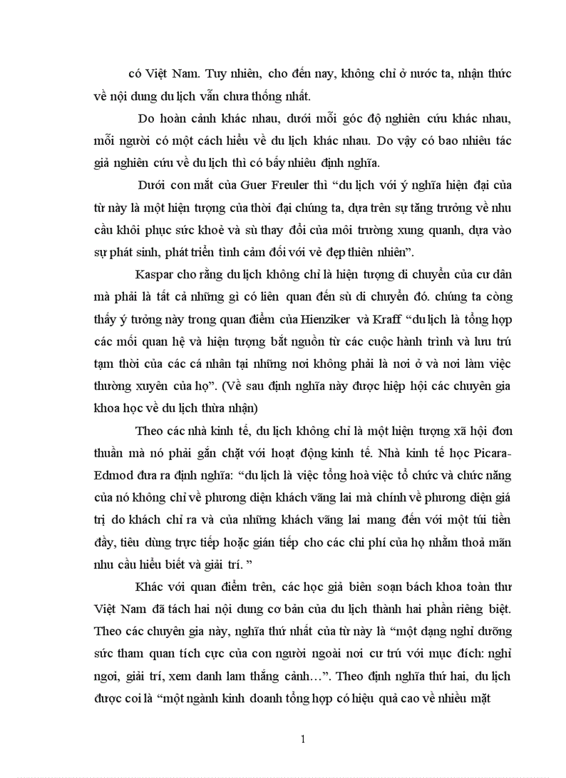 image for page Những nhận thức cơ bản về du lịch thực trạng và giải pháp phát triển du lịch nước ta 1