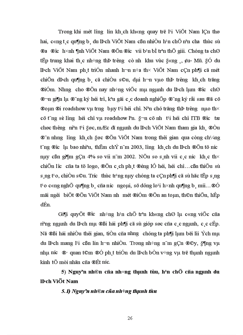 image for page Những nhận thức cơ bản về du lịch thực trạng và giải pháp phát triển du lịch nước ta 1