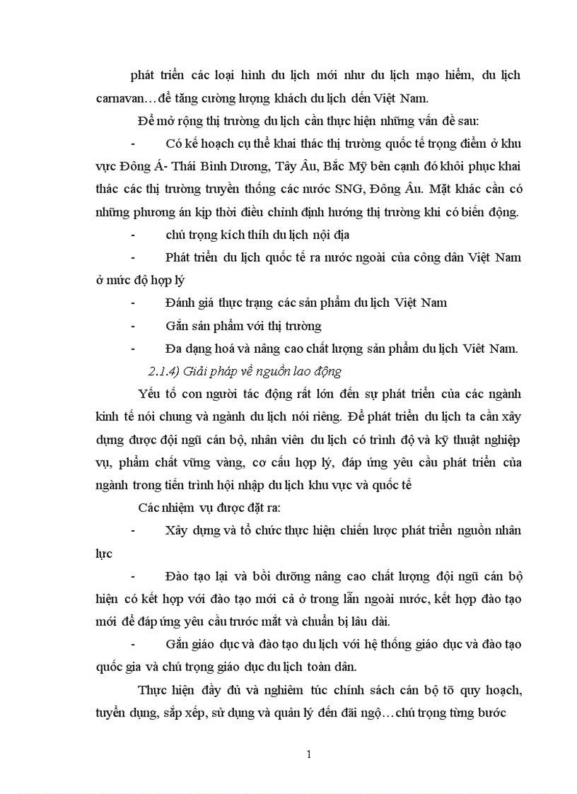 image for page Những nhận thức cơ bản về du lịch thực trạng và giải pháp phát triển du lịch nước ta 1