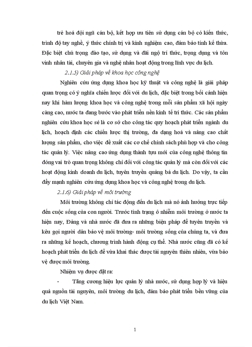 image for page Những nhận thức cơ bản về du lịch thực trạng và giải pháp phát triển du lịch nước ta 1
