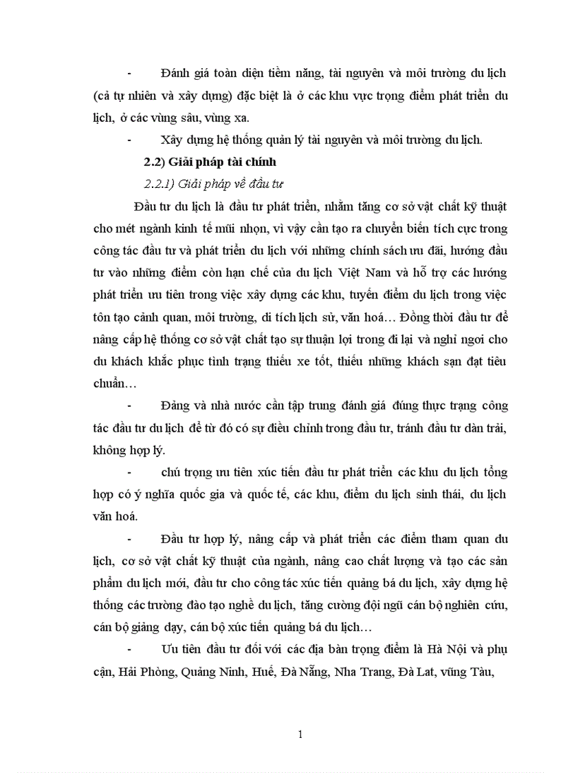 image for page Những nhận thức cơ bản về du lịch thực trạng và giải pháp phát triển du lịch nước ta 1