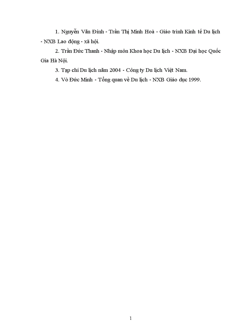 image for page Những nhận thức cơ bản về du lịch thực trạng và giải pháp phát triển du lịch nước ta 1