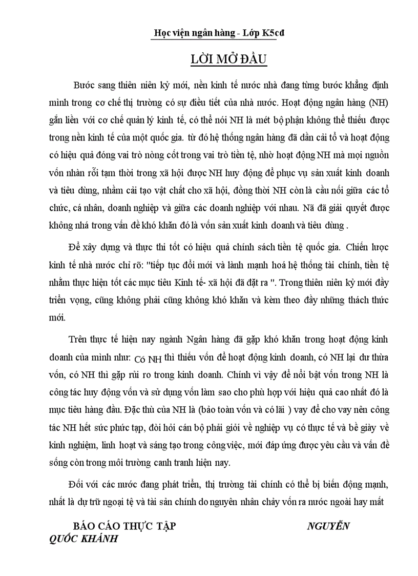 image for page Báo cáo thưc tập tại NHNo PTNT Lào Cai Phòng Giao Dịch Bắc Cường
