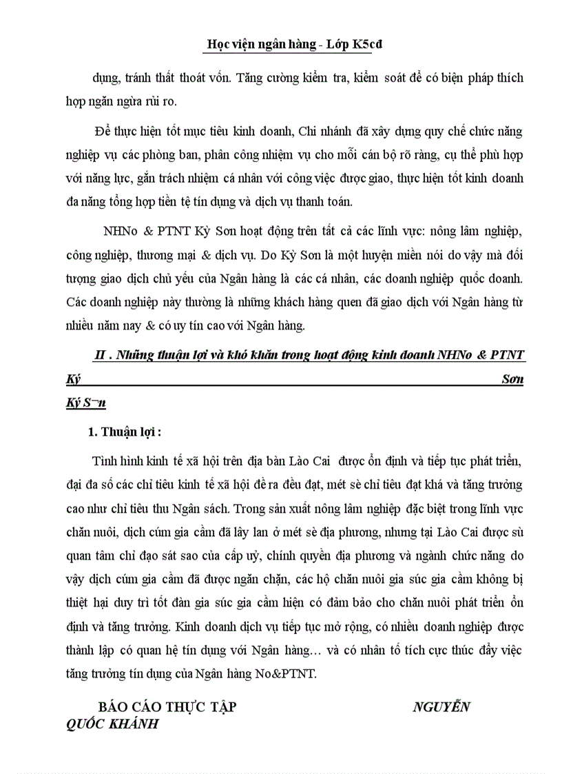 image for page Báo cáo thưc tập tại NHNo PTNT Lào Cai Phòng Giao Dịch Bắc Cường