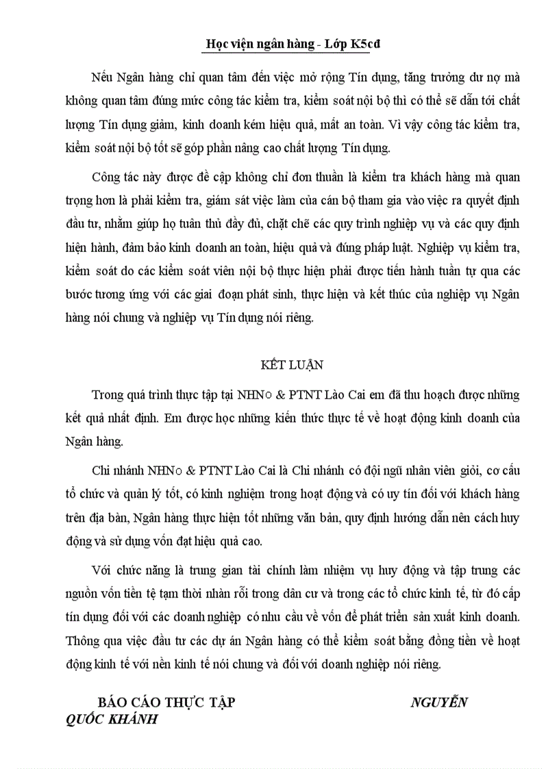 image for page Báo cáo thưc tập tại NHNo PTNT Lào Cai Phòng Giao Dịch Bắc Cường