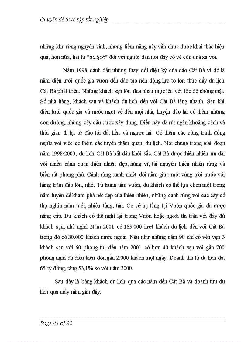 image for page Áp dụng phương pháp chi phí du lịch để đánh giá giá trị cảnh quan vườn quốc gia Cát Bà Hải Phòng