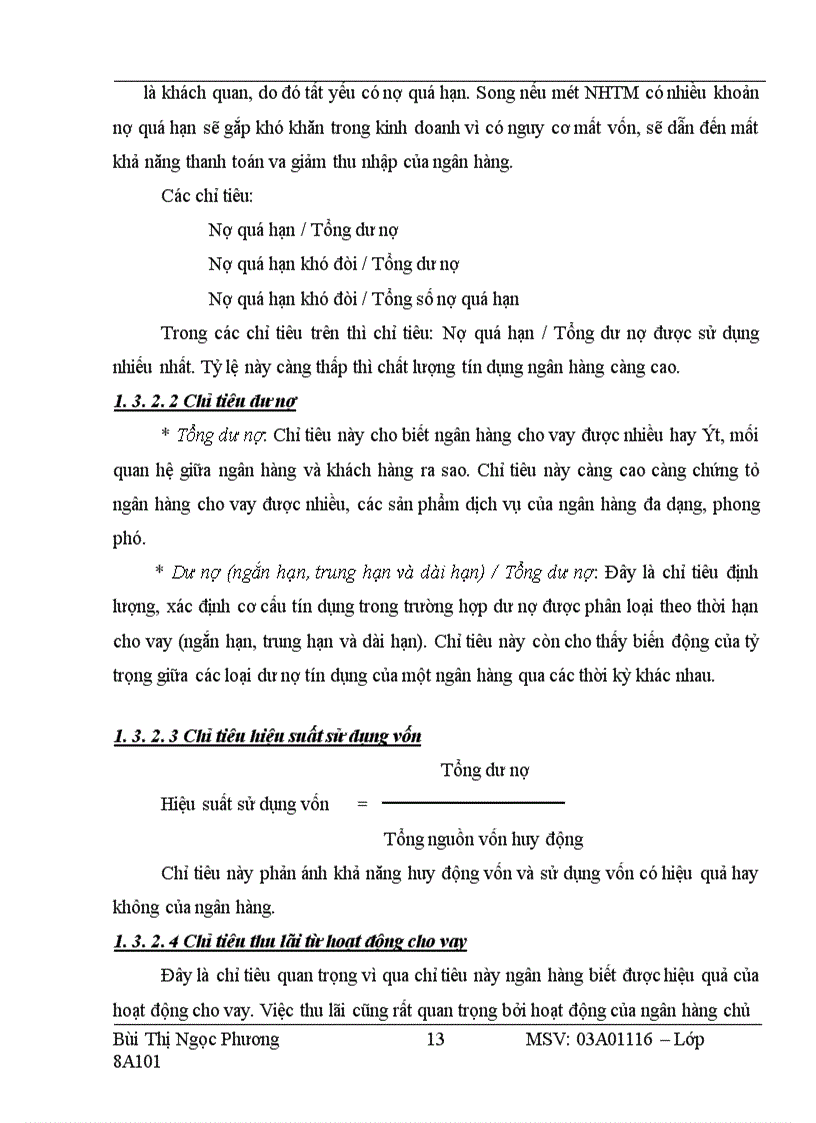 image for page Nâng cao chất lượng tín dụng đối với doanh nghiệp vừa và nhỏ tại chi nhánh ngân hàng công thương khu vực II Hai Bà Trưng 1