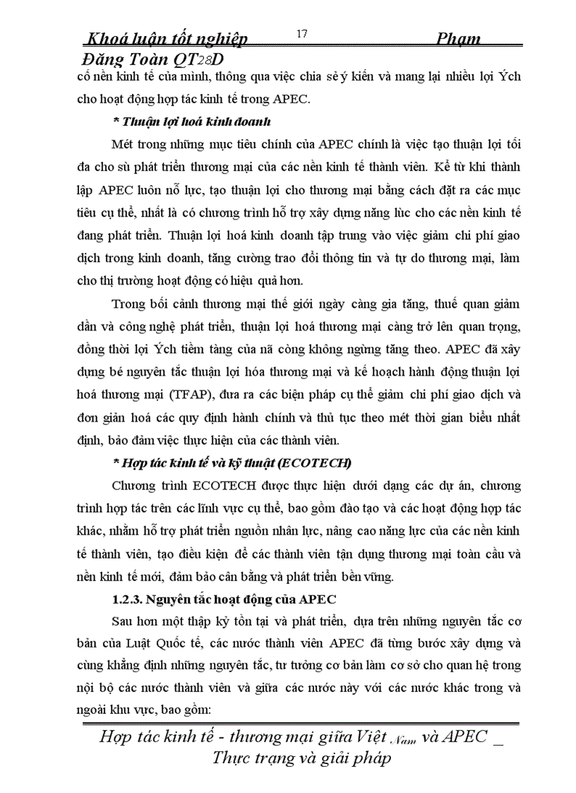 image for page Hợp tác kinh tế thương mại giữa Việt Nam và APEC thực trạng và giải pháp