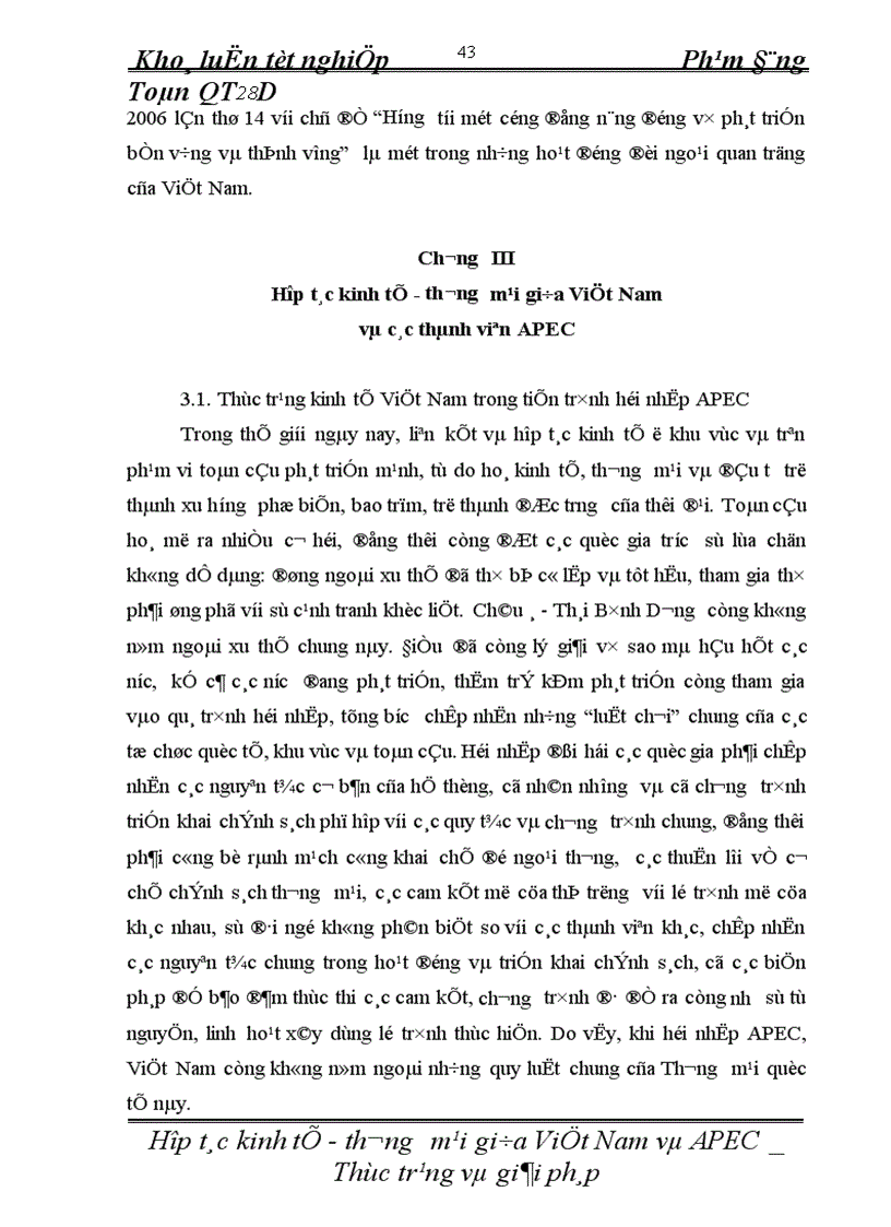 image for page Hợp tác kinh tế thương mại giữa Việt Nam và APEC thực trạng và giải pháp