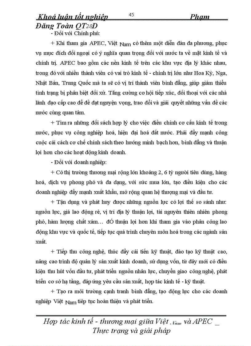 image for page Hợp tác kinh tế thương mại giữa Việt Nam và APEC thực trạng và giải pháp