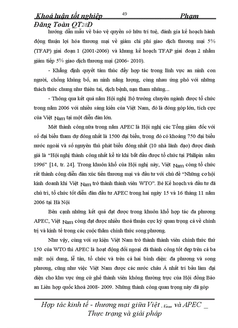 image for page Hợp tác kinh tế thương mại giữa Việt Nam và APEC thực trạng và giải pháp