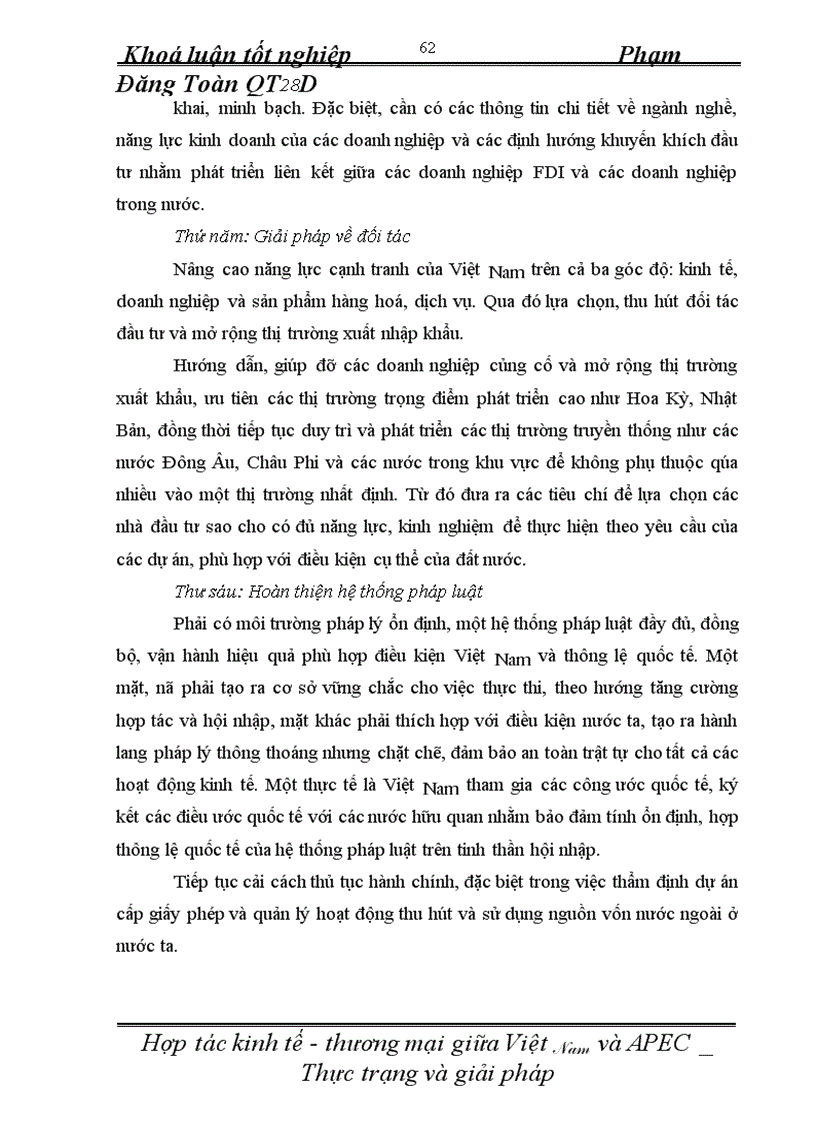 image for page Hợp tác kinh tế thương mại giữa Việt Nam và APEC thực trạng và giải pháp