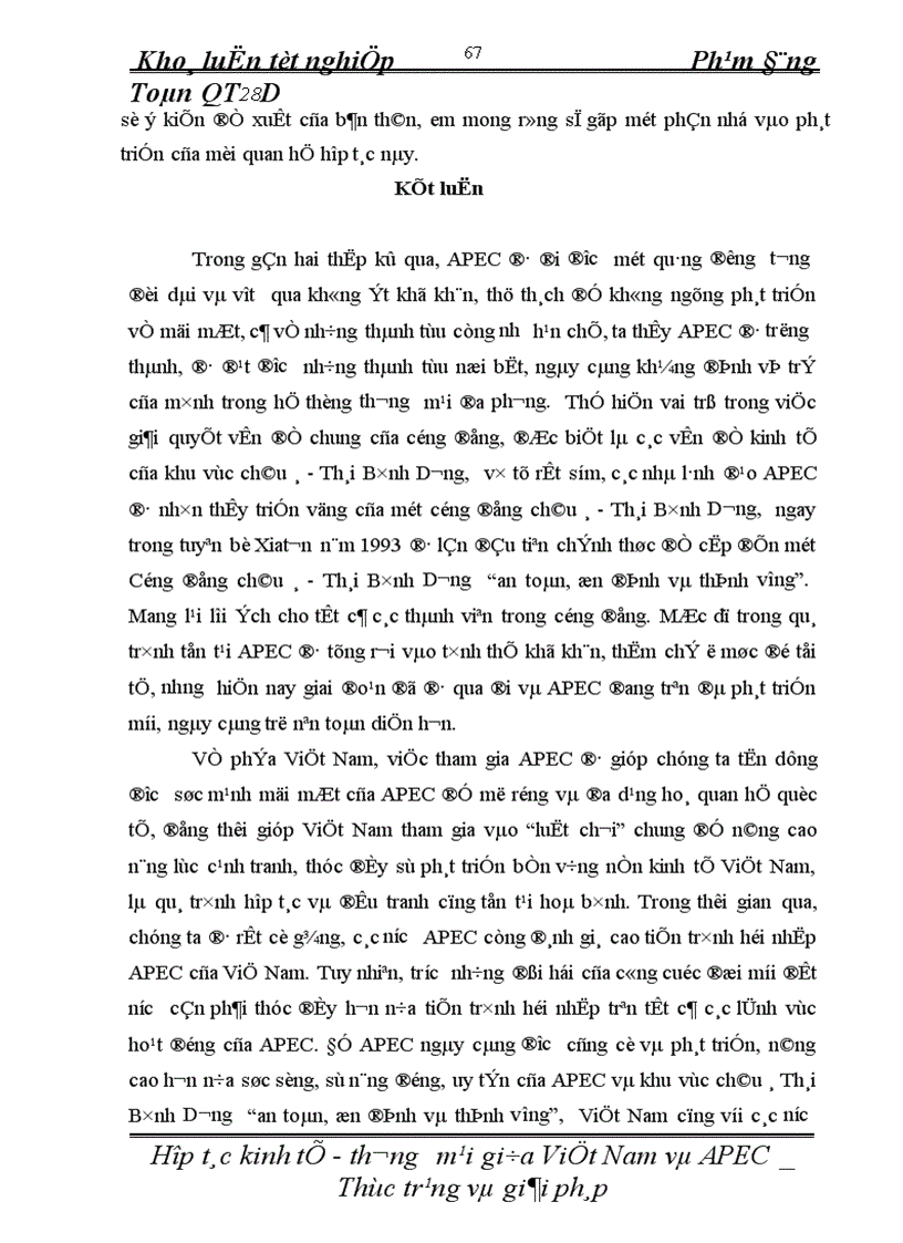 image for page Hợp tác kinh tế thương mại giữa Việt Nam và APEC thực trạng và giải pháp