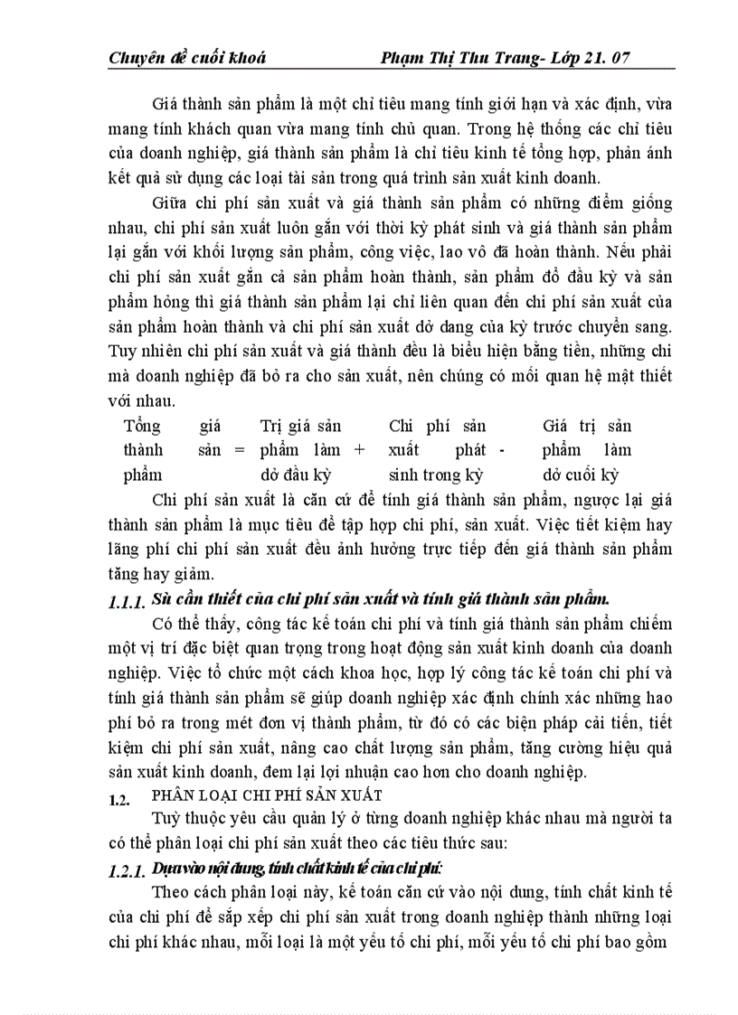 image for page Kế toán chi phí sản xuất và tính giá thành sản phẩm ở Công ty Thạch Bàn 1