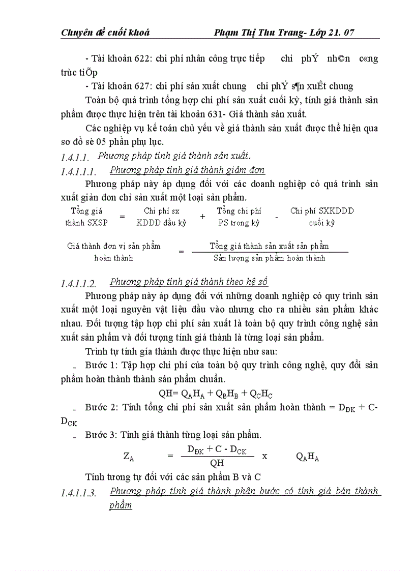 image for page Kế toán chi phí sản xuất và tính giá thành sản phẩm ở Công ty Thạch Bàn 1