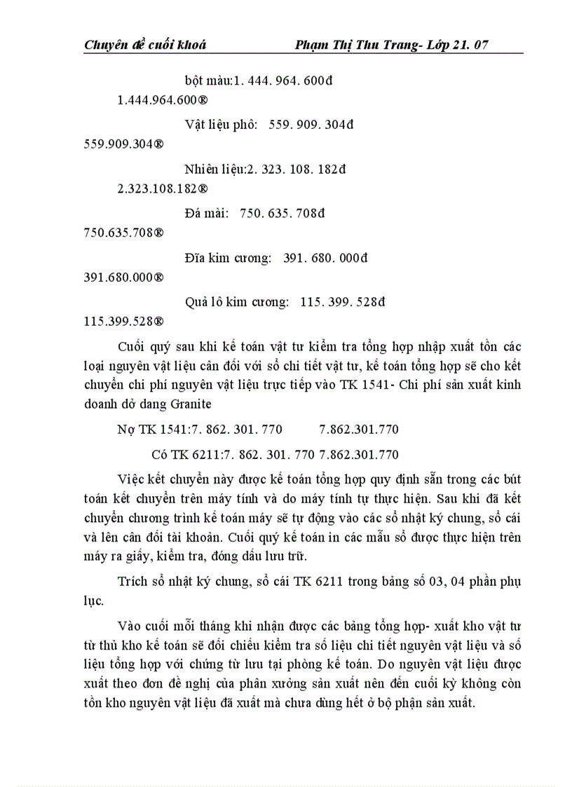 image for page Kế toán chi phí sản xuất và tính giá thành sản phẩm ở Công ty Thạch Bàn 1